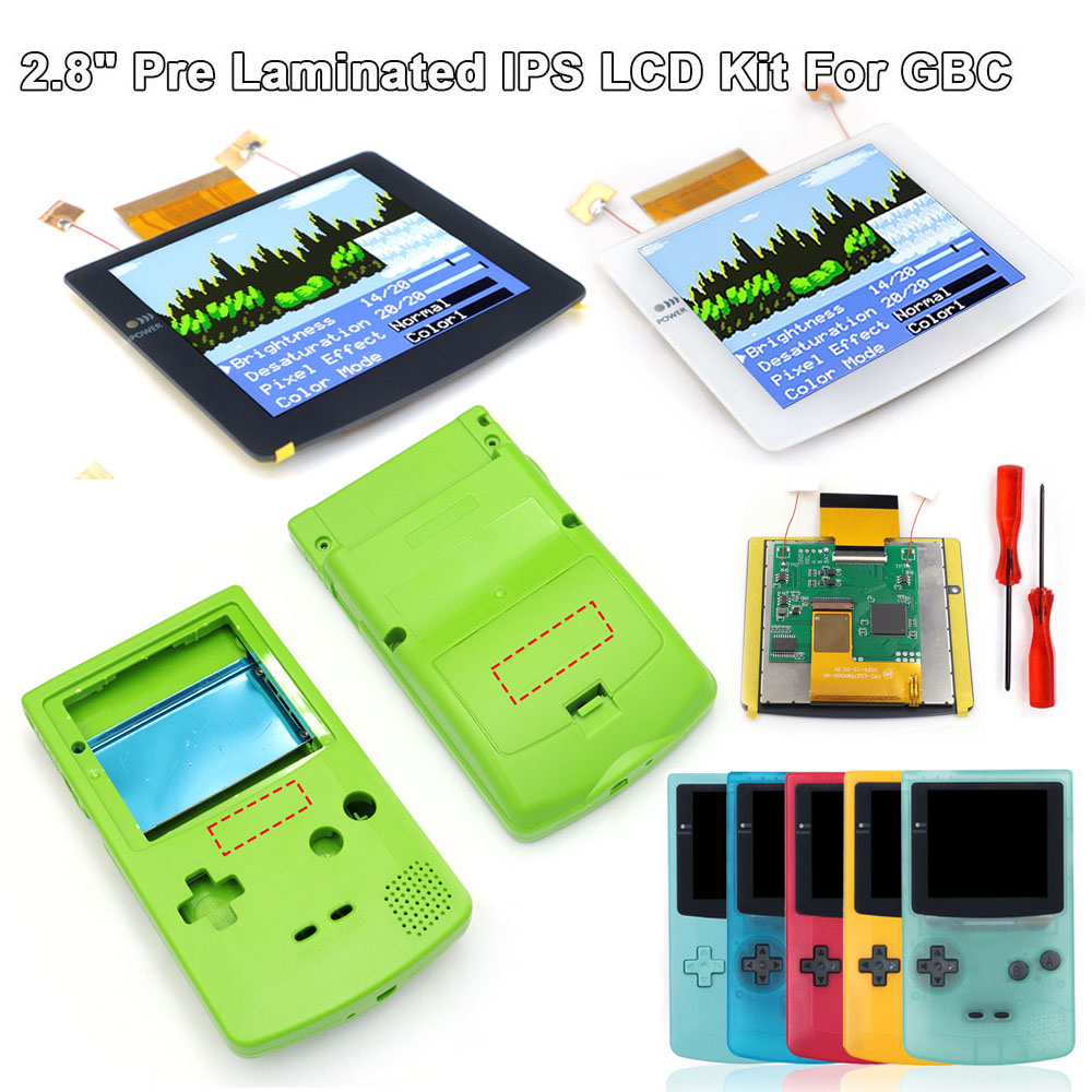 Retro Gaming Accessories - شاشة LCD IPS مقاس 2.8 بوصة