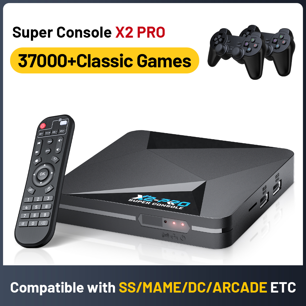 Retro Gaming X2 Pro - وحدة تحكم ألعاب فيديو كلاسيكية KINHANK