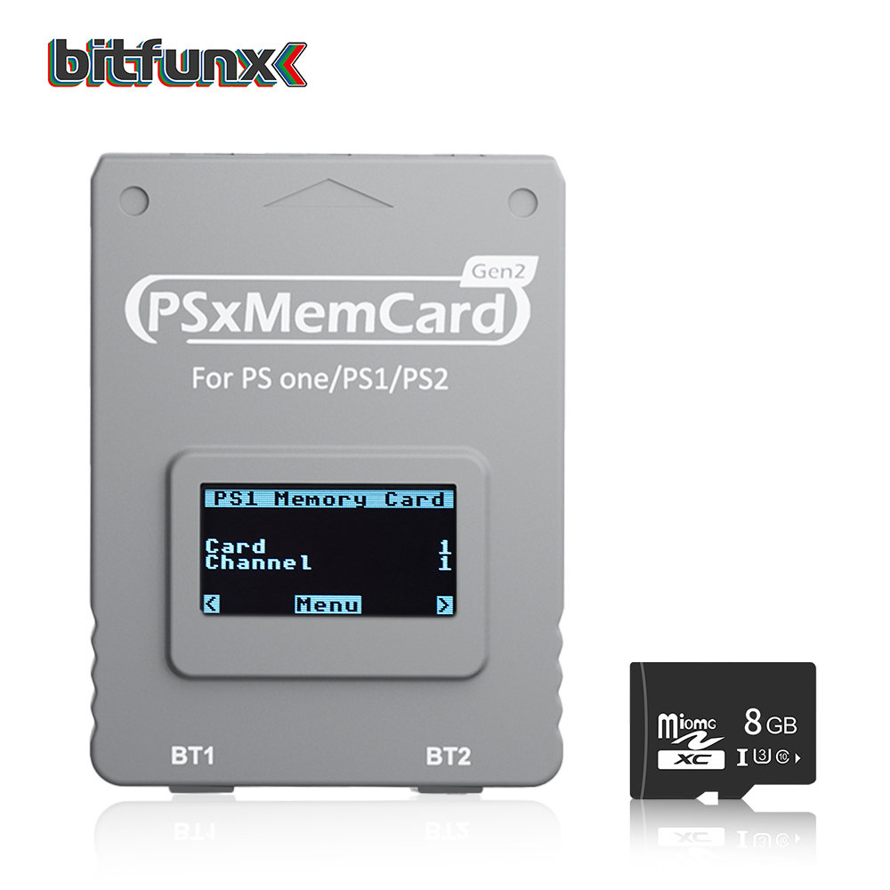 Retro Gaming Usb Stick - توفر لعبة Bitfunx PSxMemCard Gen2 لألعاب