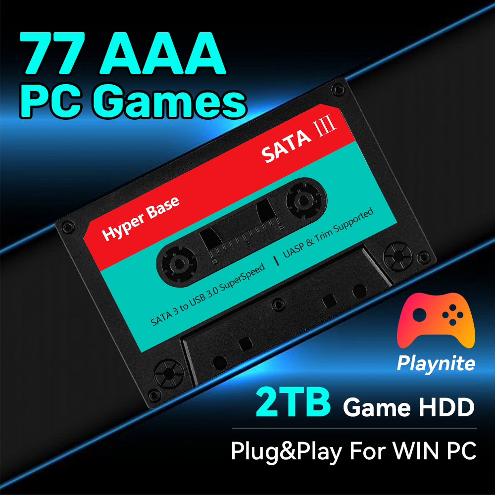 Retro Gaming Ps3 - قرص صلب للألعاب بسعة 2 تيرابايت