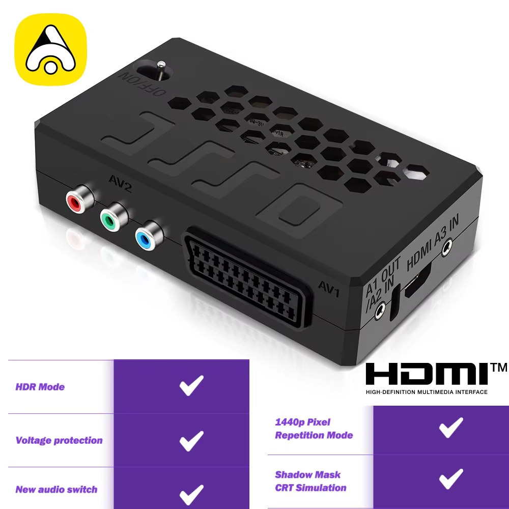 Retro Gaming Hard Drive - OSSC الراقي HDMI ™ محول لوحدة
