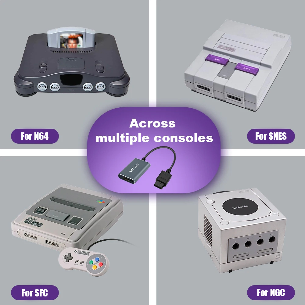 محول فيديو Bitfunx 720P Svideo - مراجعة Retro Gaming Accessories وسعره