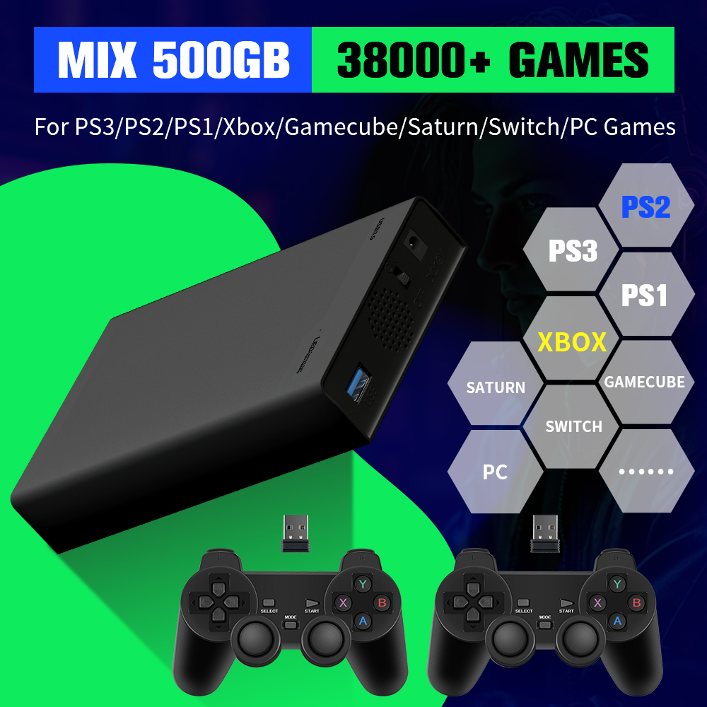 قرص صلب للألعاب بسعة 500 جيجاب - مراجعة Retro Gaming Ps3 وسعره