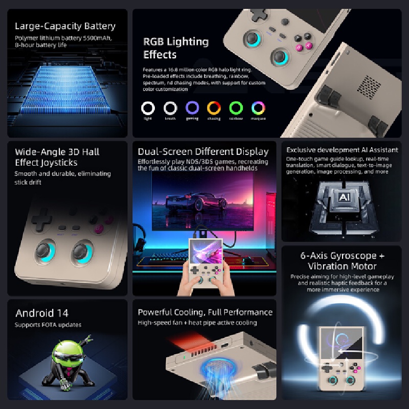 جهاز ألعاب محمول Rg477v، جهاز  - مراجعة Retro Gaming Android وسعره