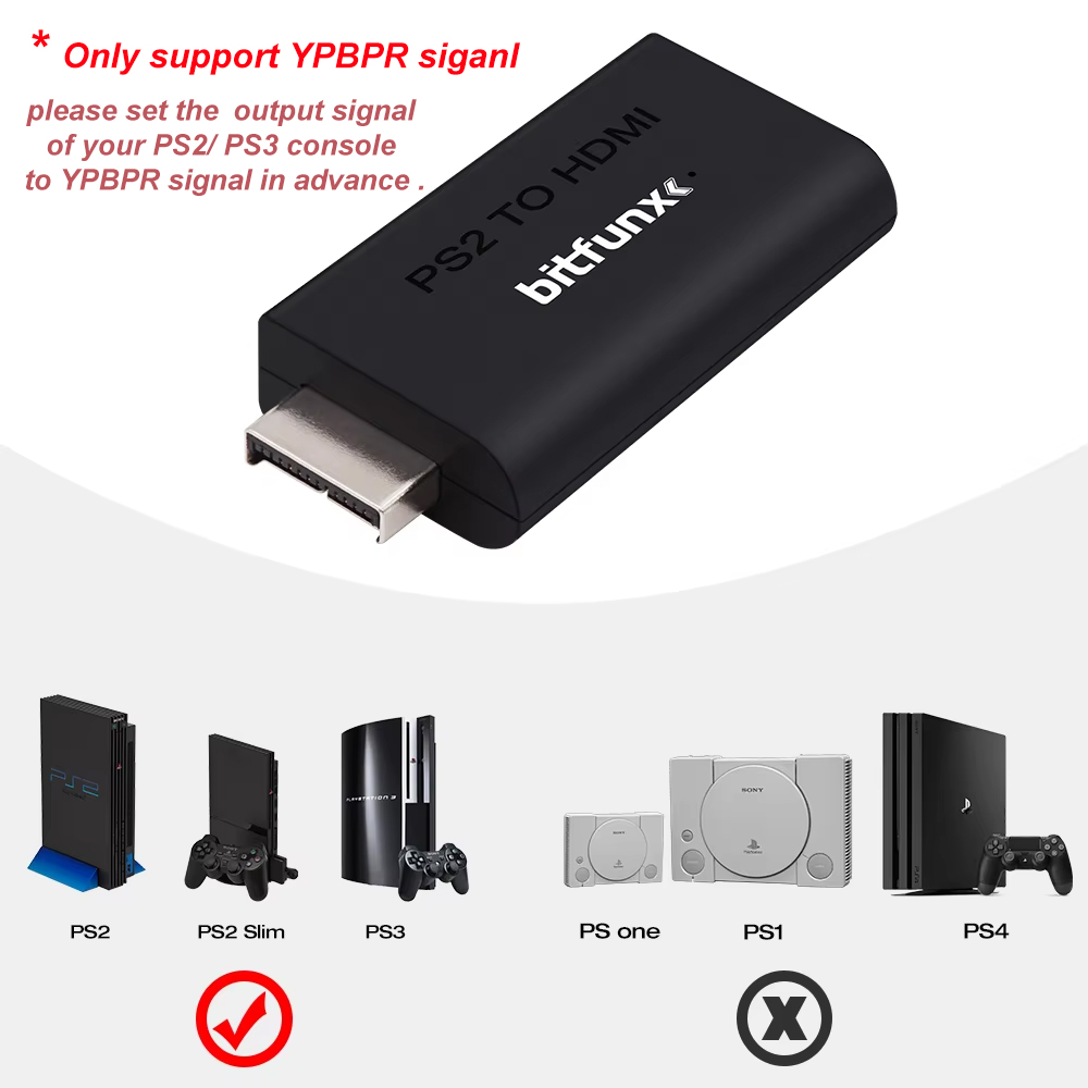 Bitfunx PS2 YPBPR إلى HDMI ™   - مراجعة Retro Gaming Usb Stick وسعره