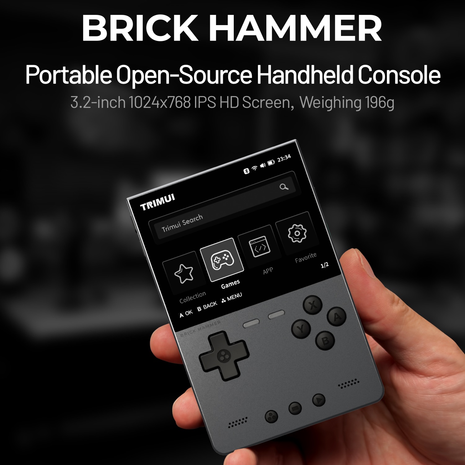 TRIMUI BRICK HAMMER ريترو وحدة - مراجعة Retro Gaming On Phone وسعره