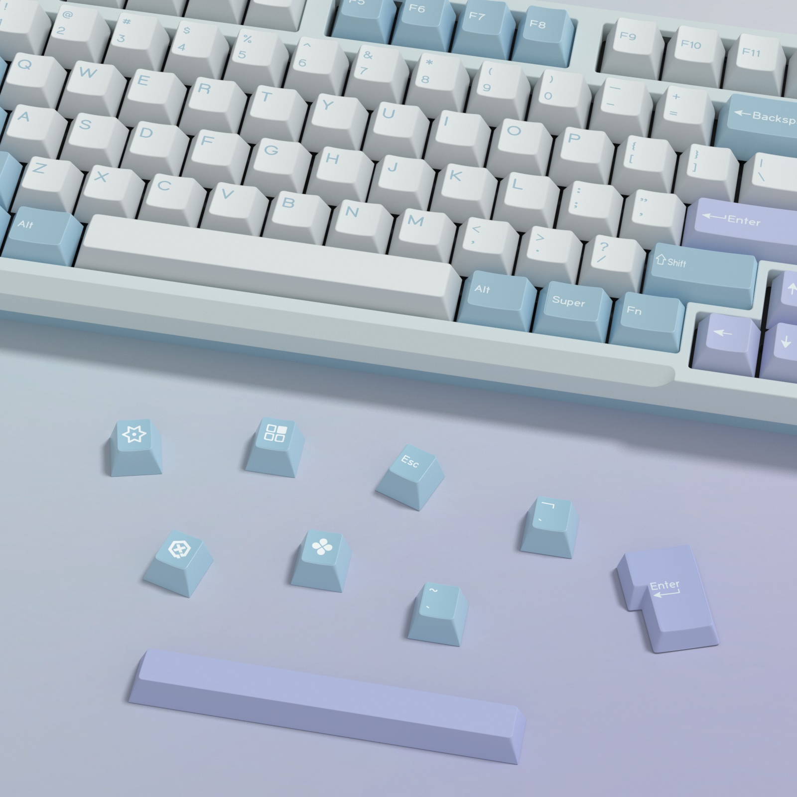 KBDiy GMK الوهم Keycap الكرز ا - مراجعة Retro Gaming Keycaps وسعره