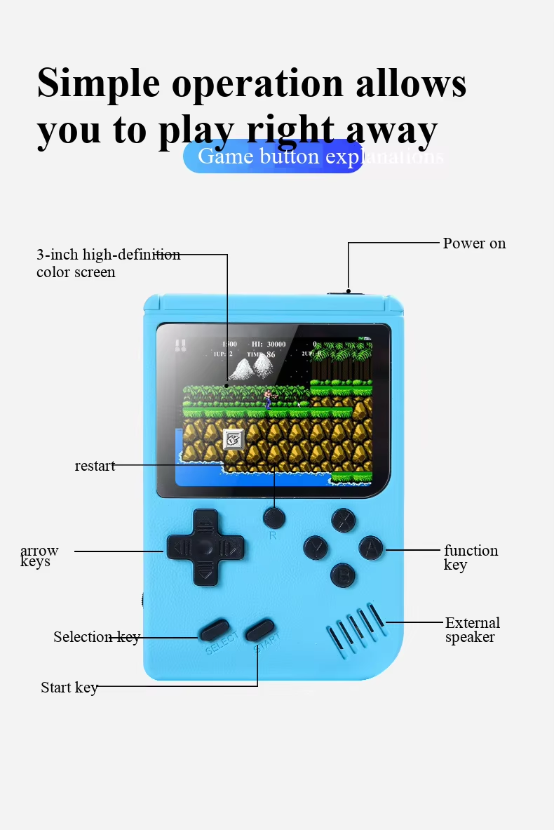 جهاز ألعاب فيديو محمول جديد بح - مراجعة Retro Gaming Usb وسعره